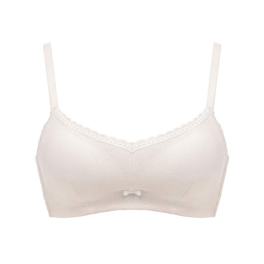 都市丽人少女三步优选内衣AB杯薄3/4杯提花文胸三排无钢圈BB36C7 商品图5