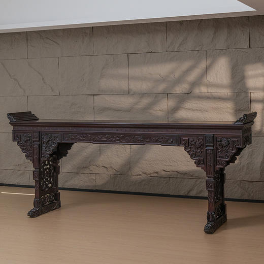 二十世纪 红木狮纹大翘头案 商品图4