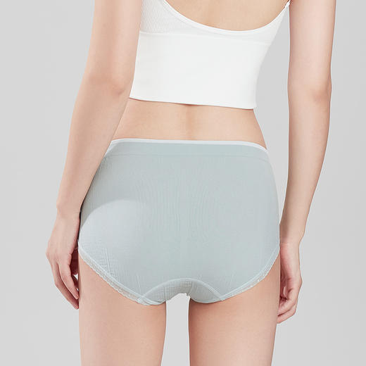 都市丽人基础系列无缝三角裤女士内裤中腰三角裤LK32B7 商品图2