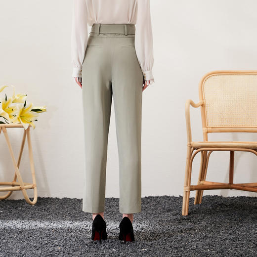 EITIE爱特爱春季新款干练职业百搭显瘦修身铅笔裤女小脚裤6905612 商品图4