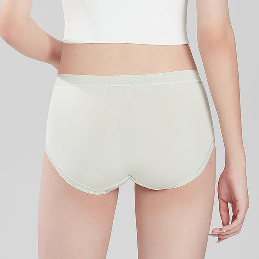 都市丽人基础系列高弹棉平角裤女士内裤新年本命年红品中腰平角裤LK35D1 商品图2