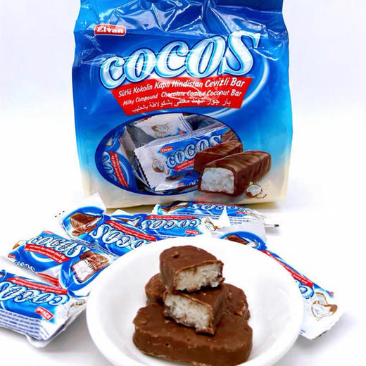 ELVAN椰丝夹心巧克力棒500g 商品图1