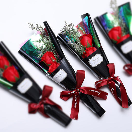 永生花礼物干花玫瑰花七夕情人节香皂花生日礼物三八妇女节 snn04 商品图6