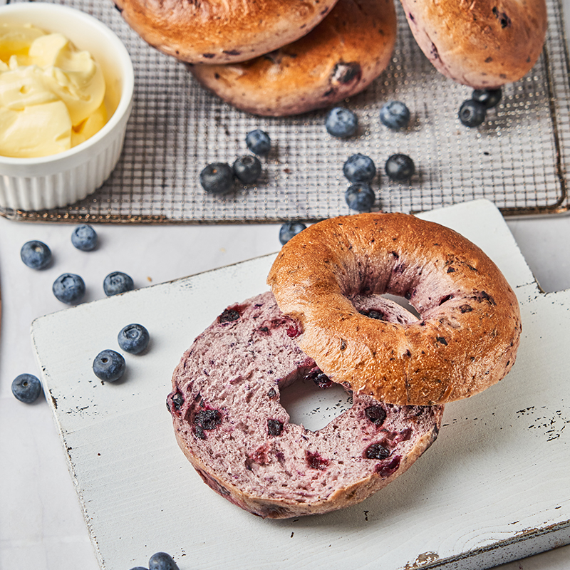 蓝莓贝果blueberry Bagel