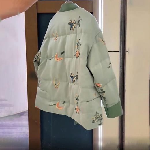 ZYT-新款秋冬季加厚新中式国风中长款外套潮 商品图3