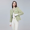 BeQueenStory【碧萝春景】重工立体花朵修身花呢外套 商品缩略图3