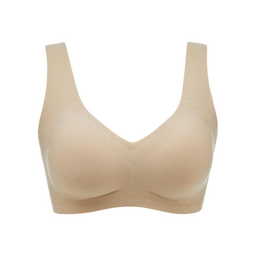 都市丽人Vbra内衣无尺码中厚3/4杯泳布文胸无排扣无钢圈LB361K 商品图3