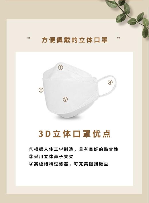 韩国MINIMUM KF94口罩 3D立体一次性独立包装 50枚/盒 商品图3