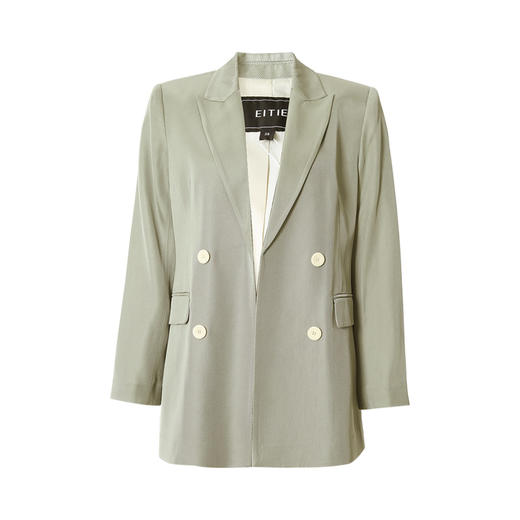 EITIE爱特爱春季新款时尚通勤干练百搭舒适显瘦西装外套女6903609 商品图5