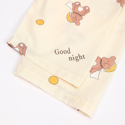 都市丽人梭织人棉薄长袖家居服睡衣LH3CA3 商品图14