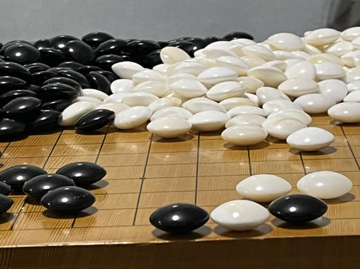 海南车贝围棋子，黑曜石，白海南贝壳棋子 商品图1