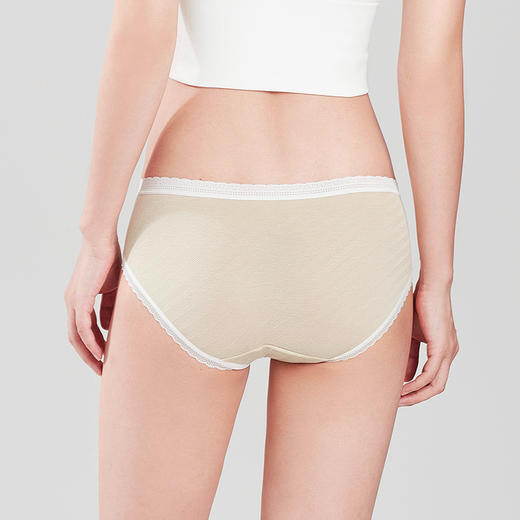 都市丽人基础系列人棉三角裤女士内裤低腰三角裤LK33D9 商品图2