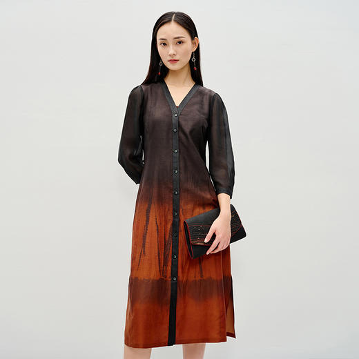 TANGY Collection/天意精品2023春季女士真丝连衣裙 商品图1