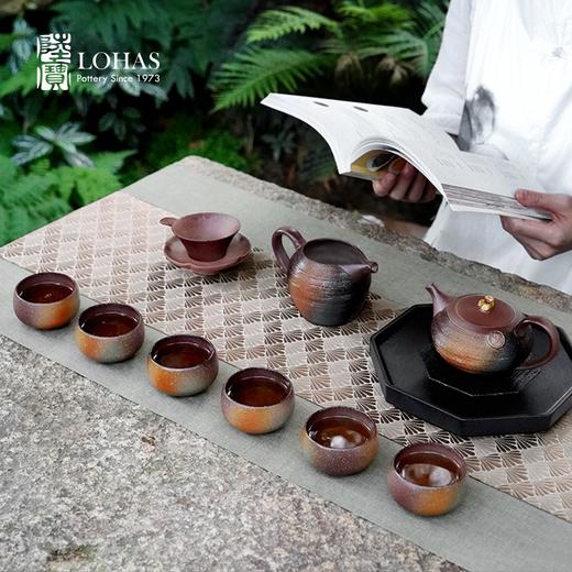 【特惠6折】陆宝陶瓷功夫茶具套装原矿陶家用送礼高端茶具山海佳境 商品图1