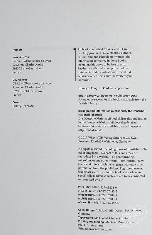 天文学光学性3D光谱学 Optical 3D-Spectroscopy For Astronomy 英文原版 Guy Monnet Wiley 商品图4