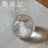 茶香记   水晶玻璃兔盖置  晶莹剔透  小巧精美  好搭好用  望月兔  金钱兔    商品缩略图4