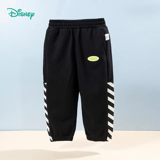 【商场同款】迪士尼童装男童运动休闲裤春秋款中大童宝宝柔软舒适束脚裤长裤 商品图4