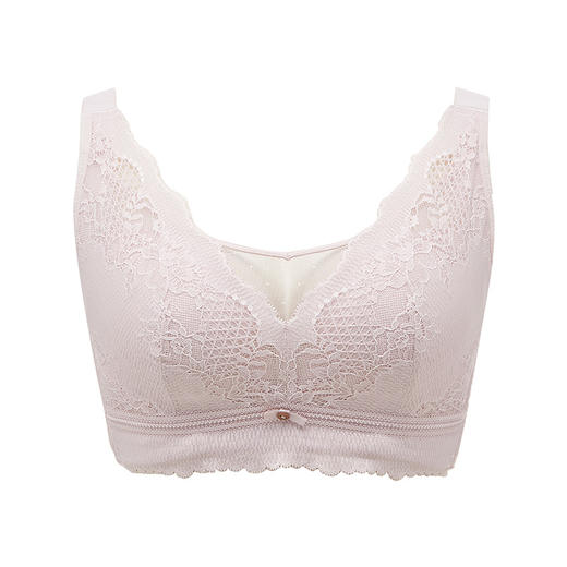 都市丽人完美包容内衣CD超薄抹胸蕾丝文胸四排无钢圈YB33J3 商品图5