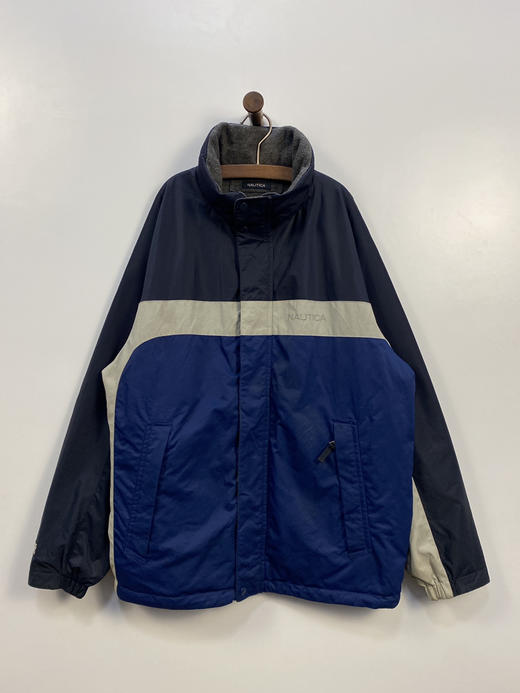 Y2K Vintage 双面穿 NAUTICA 抓绒 棉服 夹棉外套_CTJK(L-XL) 商品图4