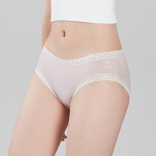 都市丽人健康系列莫代尔三角裤女士内裤低腰三角裤LK33D5 商品图1