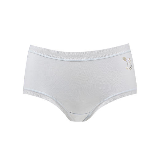 都市丽人基础系列高弹棉平角裤女士内裤新年本命年红品中腰平角裤LK35D1 商品图4