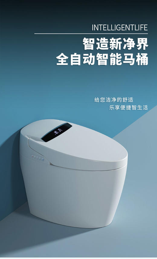 帝富龙 智能坐便器 8034Cb 标配 商品图0