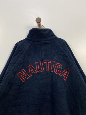 双面穿 Y2K Vintage NAUTICA 抓绒 棉服 夹棉外套_CTJK(XL)