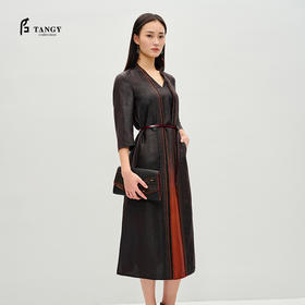 TANGY Collection/天意精品2023春季莨绸吊染连衣裙