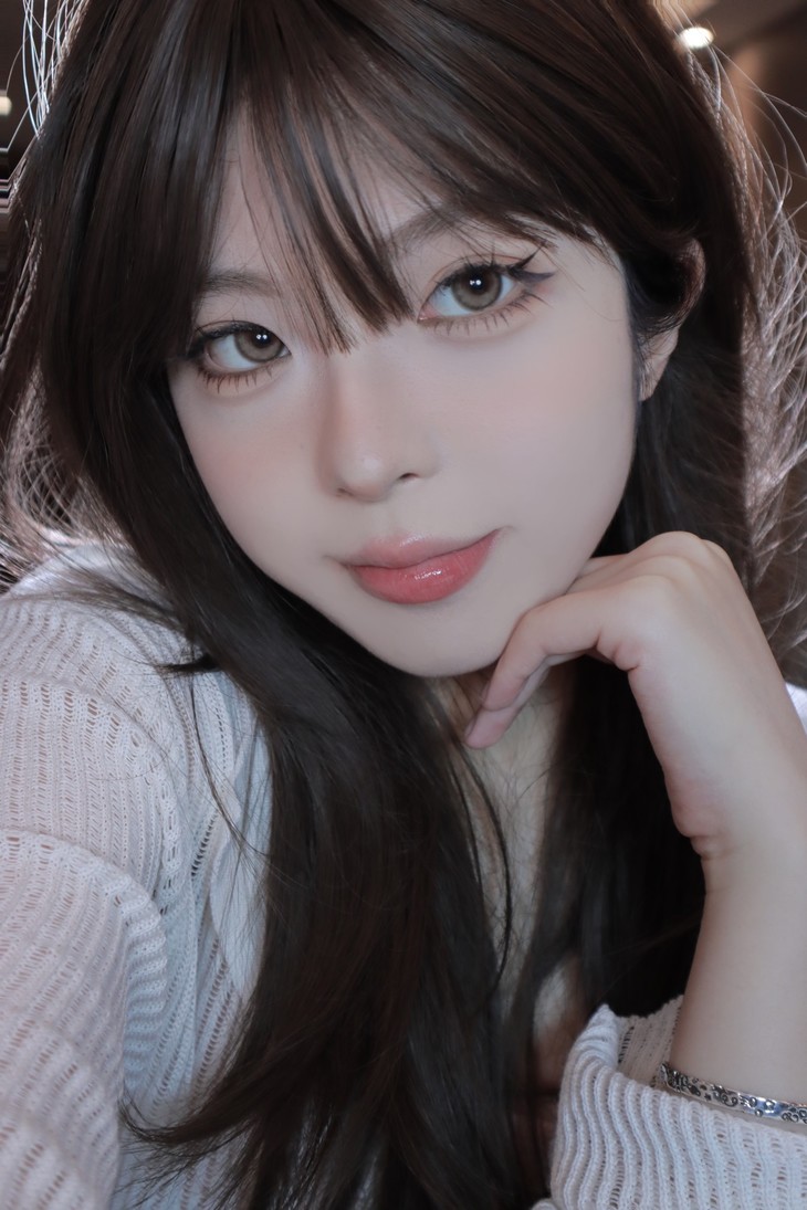 CLAIRECOLOR美瞳 年抛隐形眼镜 奶棕冻冻14.5mm 1副/2片-VVCON美瞳网12