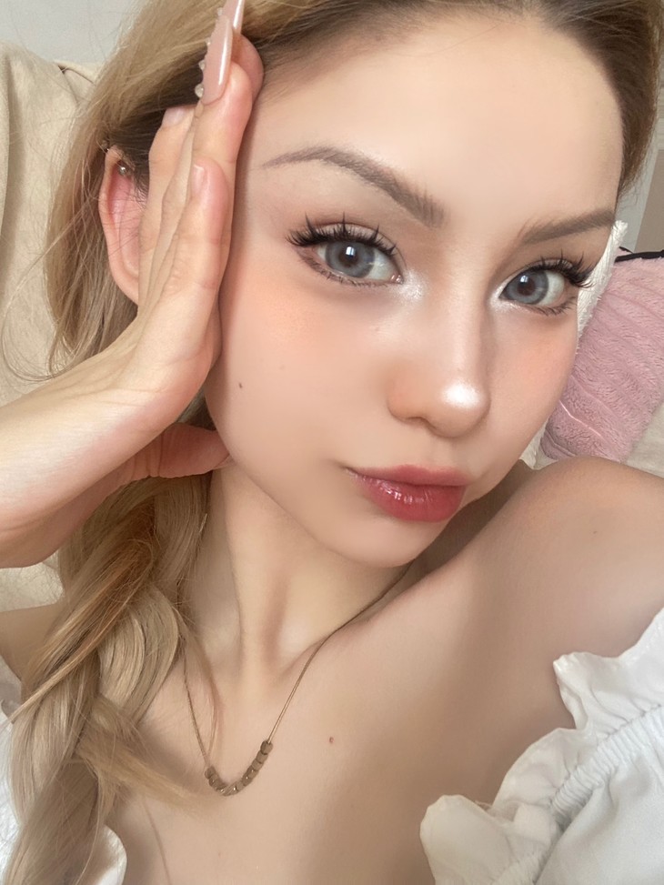 CLAIRECOLOR美瞳 年抛隐形眼镜 奶灰冻冻14.5mm 1副/2片-VVCON美瞳网22