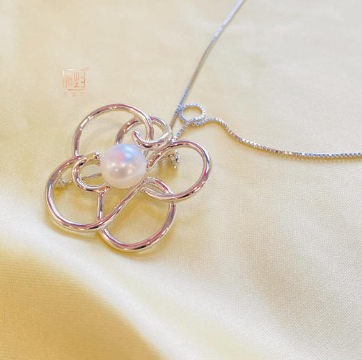 迎新年.十九年老店新装开业双庆福利 | 三生石“绽放”心中的花 珍珠多用胸针 商品图10