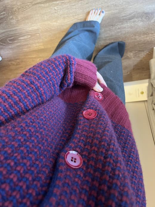 新紫红羊绒衫 商品图5