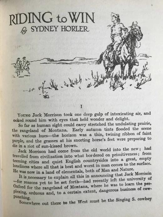 约20世纪早期 男孩故事书 数十幅插图（含多幅彩色） 布脊精装18开 商品图10