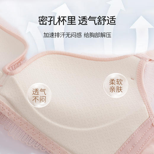 雅黛丽内衣聚拢小胸性感蕾丝文胸无钢圈大胸显小薄款收副乳胸罩女 商品图2