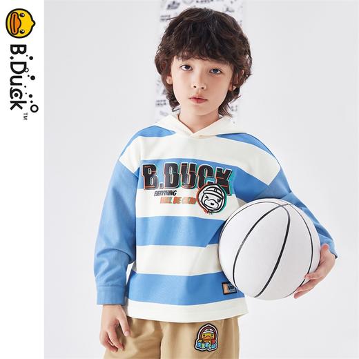 B.Duck小黄鸭童装春季带帽卫衣105-150 BF1408027 商品图4