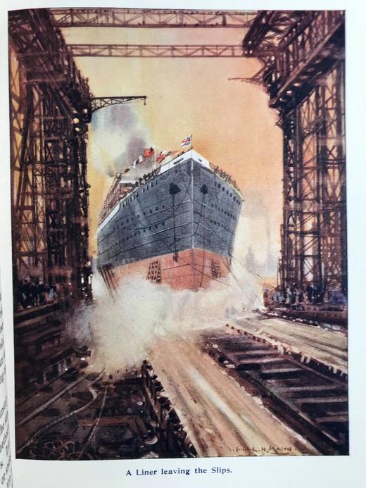 约20世纪早期 男孩故事书 数十幅插图（含多幅彩色） 布脊精装18开 商品图8