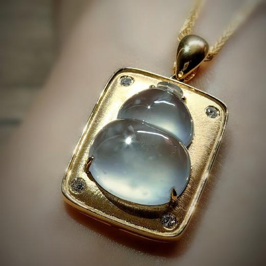 【福禄平安】玻璃种翡翠葫芦项坠 商品图9