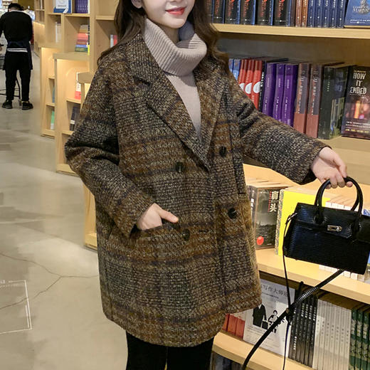 裁缝学苑AX31格子毛呢西装纸样毛呢大衣呢子外套女装毛呢服装打板 商品图1