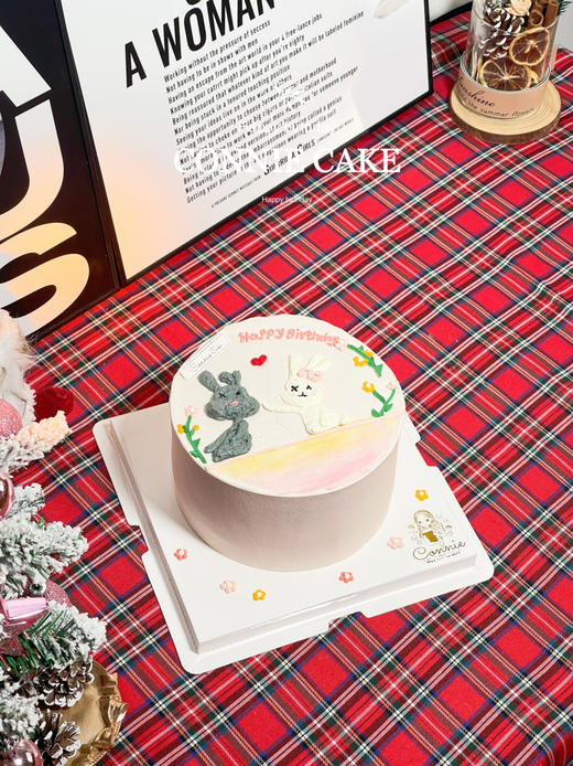【1316】手绘灰白兔子 商品图1