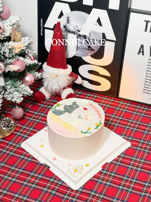 【1316】手绘灰白兔子 商品图3