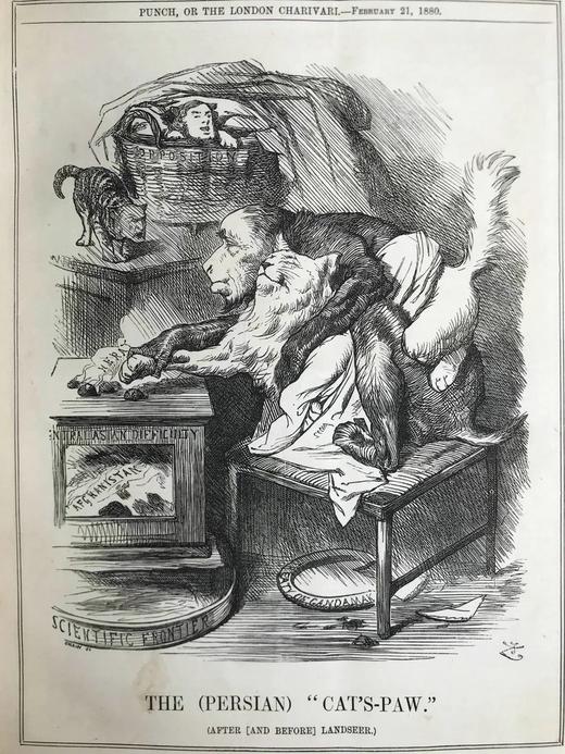 含藏书票！1880年 英国讽刺漫画杂志《笨拙》 数百幅插图 漆布精装16开 商品图12