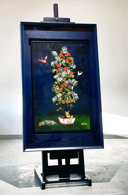 kenny_z版画《常玉有钱花》10版-蓝色皮卡丘 商品图0