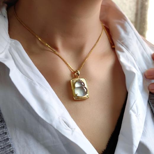 【福禄平安】玻璃种翡翠葫芦项坠 商品图4