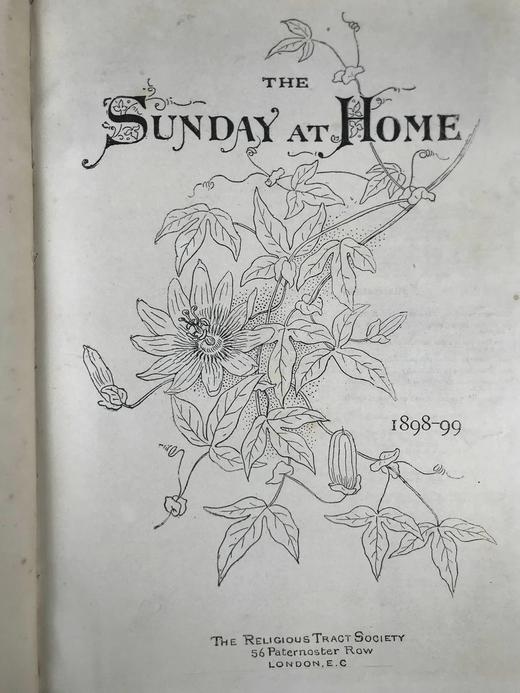 1899年 居家礼拜日杂志 数百幅插图（含多幅彩色） 漆布精装16开 商品图2
