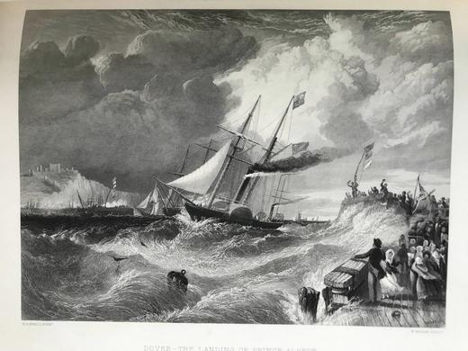 约19世纪后期 维多利亚女王传（全2卷合订本） 约20幅插图 真皮精装大16开 商品图10