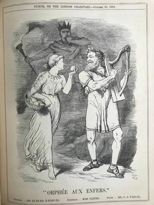 1883年 英国讽刺漫画杂志《笨拙》 数百幅插图 漆布精装16开 商品图10