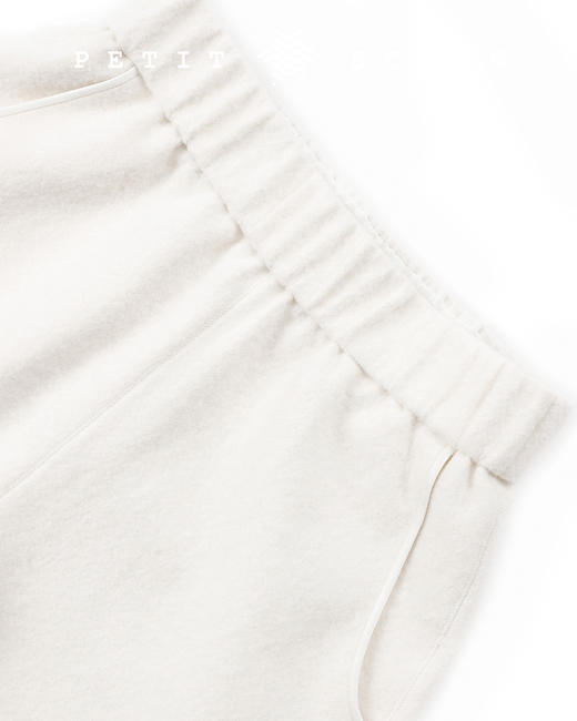 PETIT SCHAN小闪 CLO#181 vast whiteness 白茫茫 羊毛棉混纺针织小外套/阔腿裤 商品图13