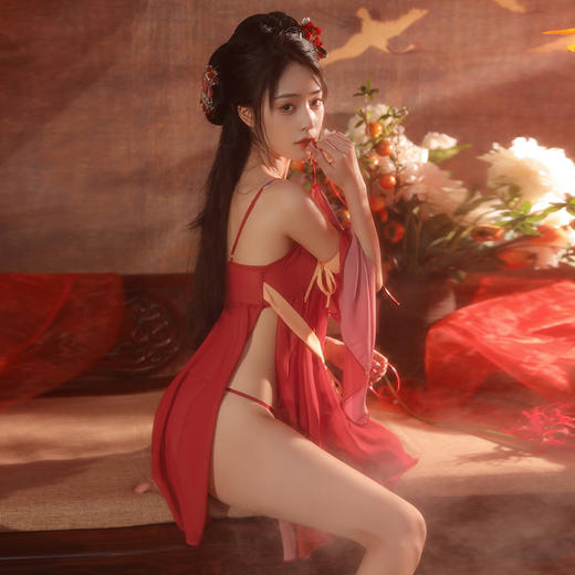 【古韵牡丹】飘逸 舞袖 性感情趣 内衣 汉服 古风 情趣内衣 型号：6884 商品图5