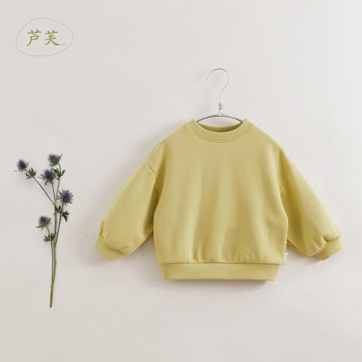 【马克珍妮 芦芙】春装新款 后背蝴蝶结宽松落肩卫衣230310 商品图1