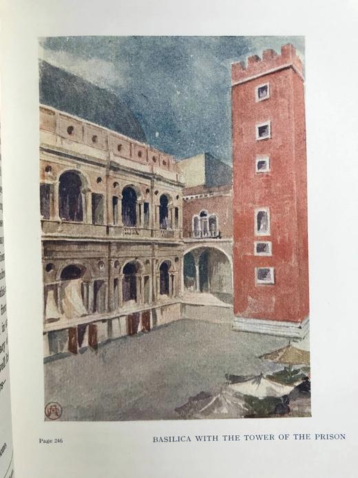 约20世纪早期 维琴察：圣徒的故乡 35幅插图（多幅彩色） 漆布精装18开 商品图9